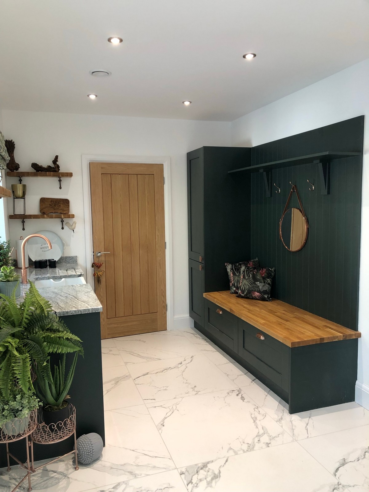 North kitchen view