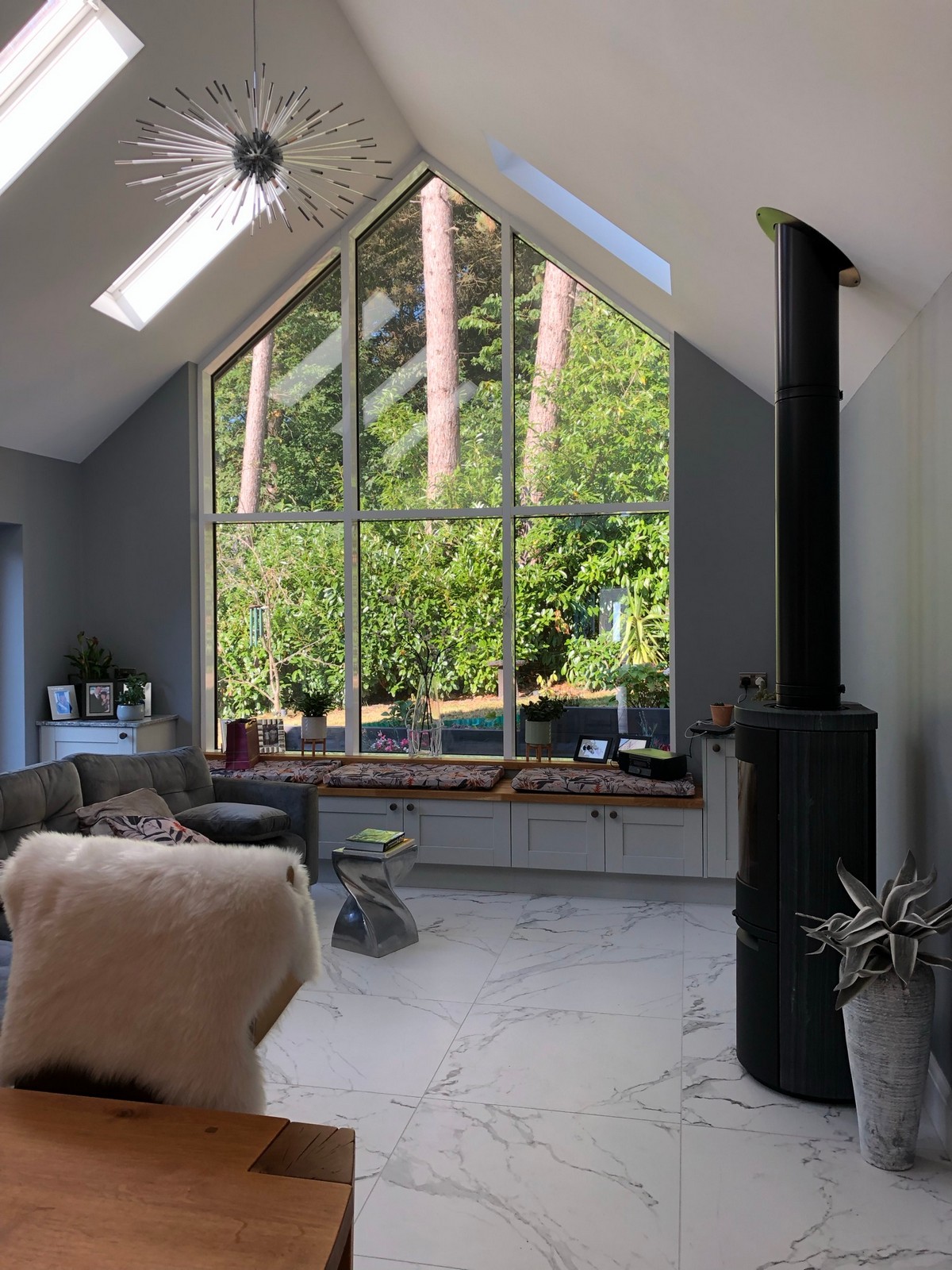 North kitchen view